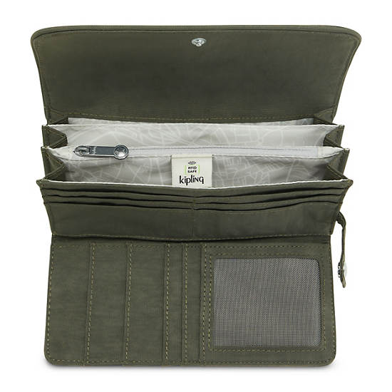 Portefeuilles Kipling Money Land Snap Wallet Vert | FR 1026SG